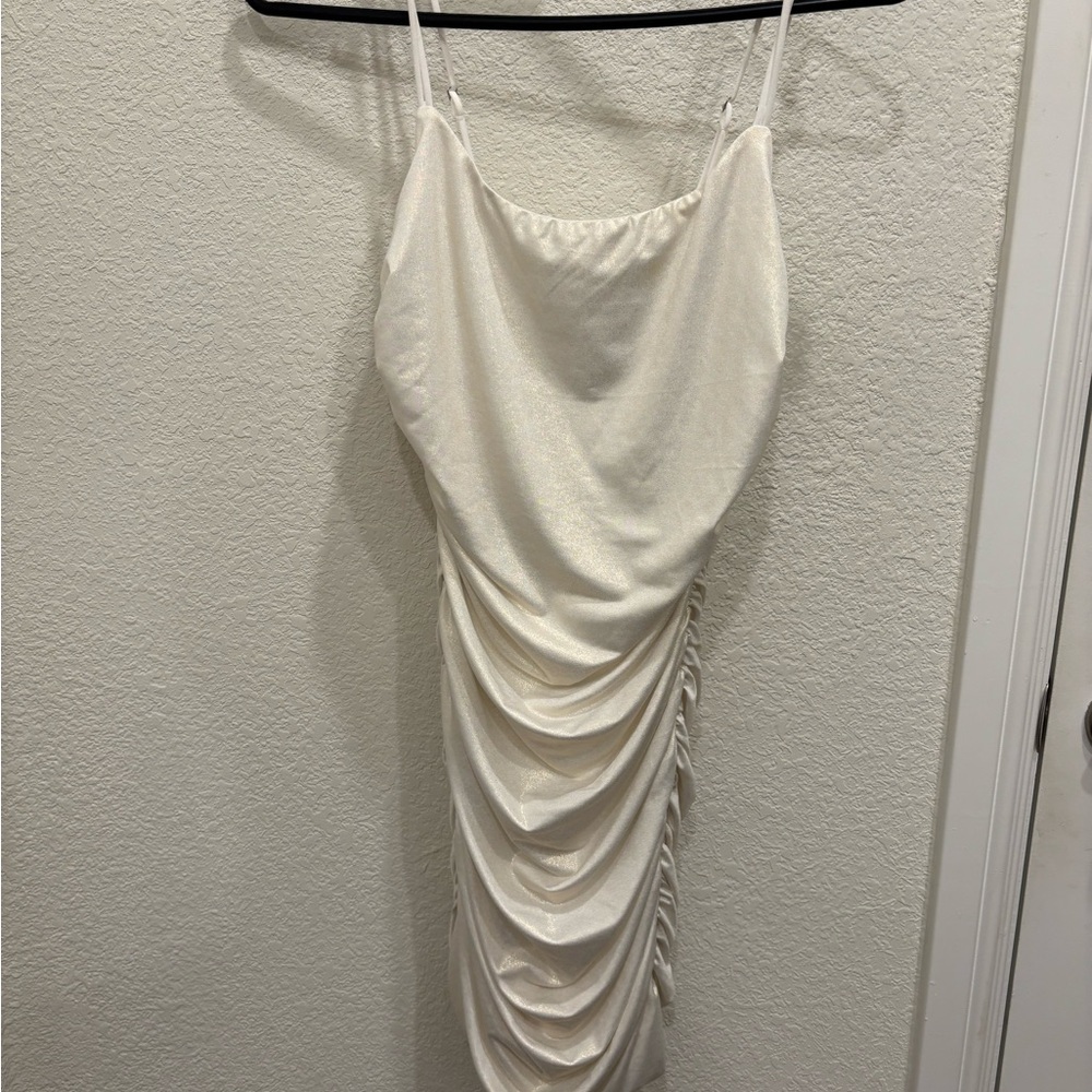 Lucy in the Sky ruched Slip Dress